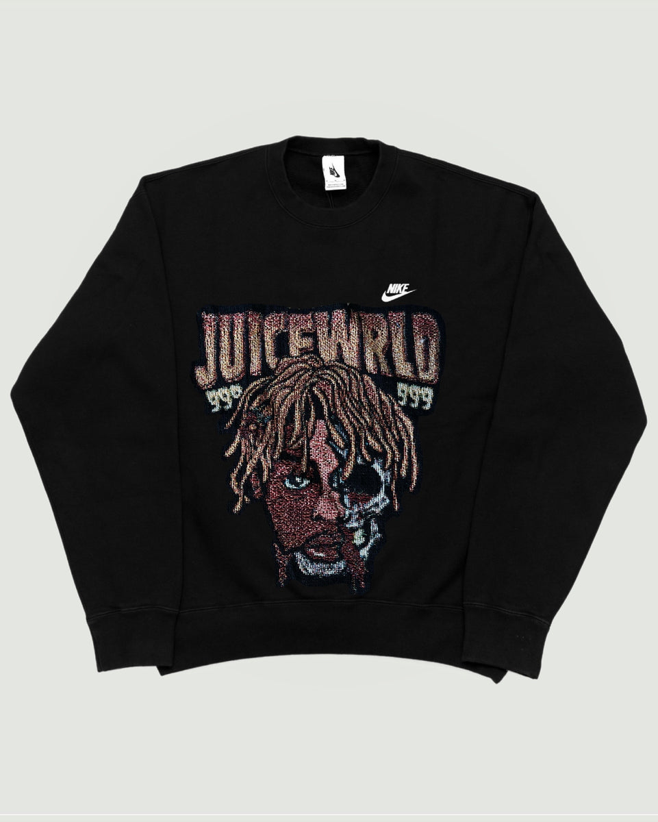 VAAW23658 JUICE WRLD TAPESTRY RETRO REWORK CREWNECK VENDETTA ARCHIVE
