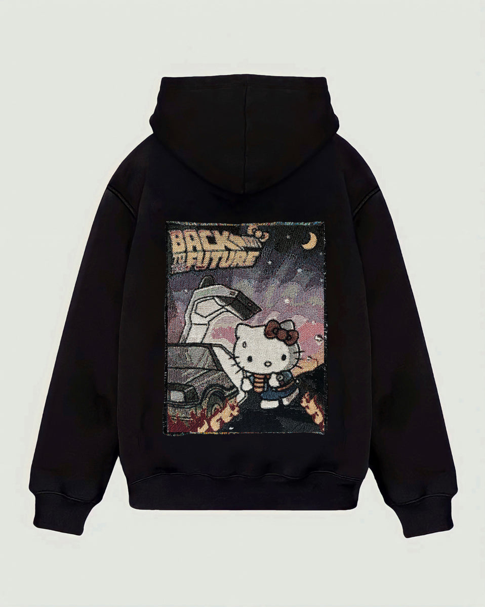 たくぴょん helloketty VA-SS22-303 HELLO KITTY X BACK TO THE FUTURE HOODIE – VENDETTA ARCHIVE