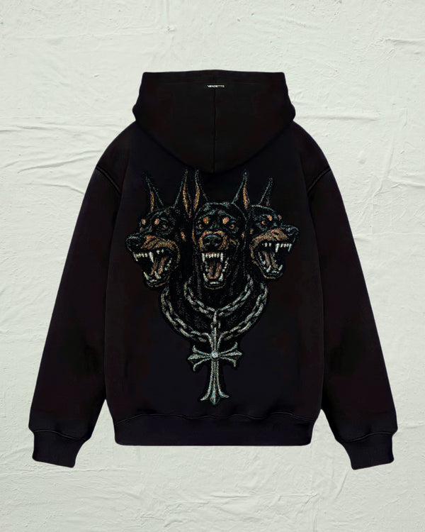VA-SS25-BL013 CEBERUS HEAVYWEIGHT HOODIE