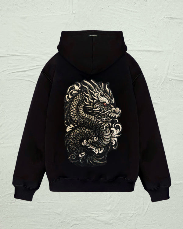VA-FW25-BL033 DRAGON HEAVYWEIGHT HOODIE