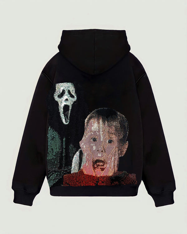 VA-AW23-689 HOME ALONE TAPESTRY HOODIE