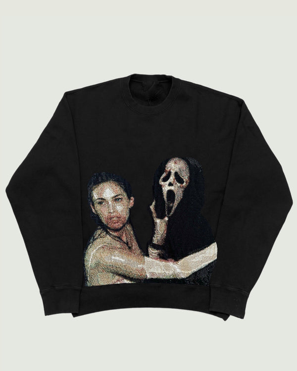 VA-SS23-610 SCREAM X JENNIFERS BODY TAPESTRY CREWNECK