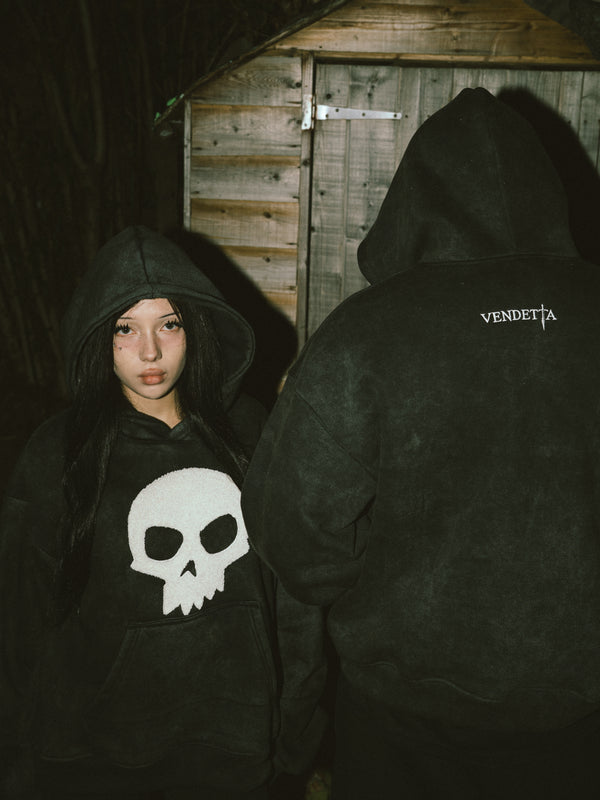 VOL.004 // SID CHENILLE SKULL PULLOVER