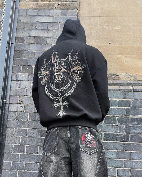 VA-SS25-BL013 CEBERUS HEAVYWEIGHT HOODIE