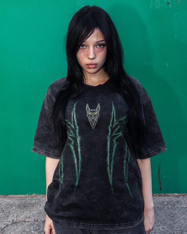Grey Stonewashed Goblin Tee
