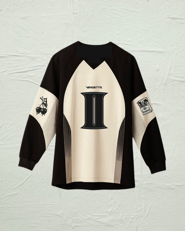 VA-SS25-BL026 VENDETTA FLAME HOCKEY JERSEY