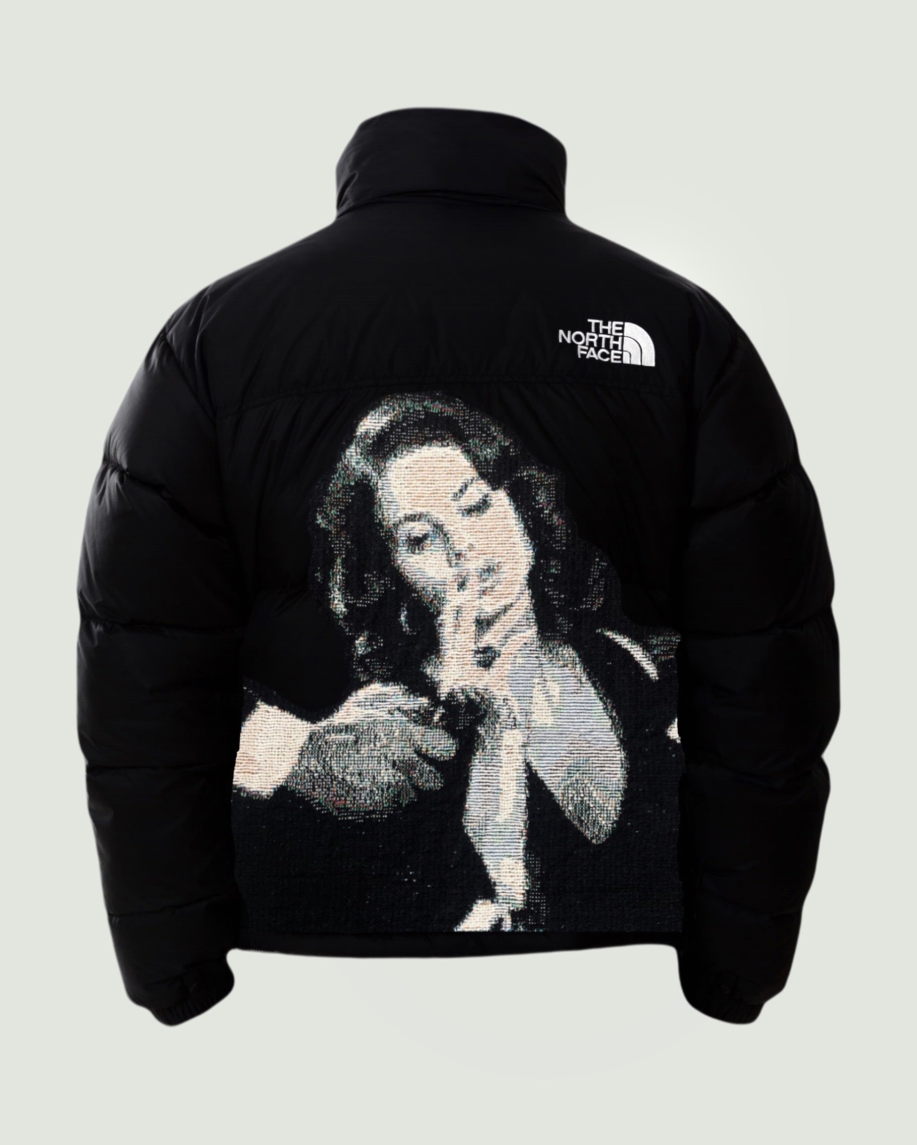 LANA着用　LOW SCRIPT STADIUM JACKET LANA着用】LOW SCRIPT STADIUM JACKET BLACK