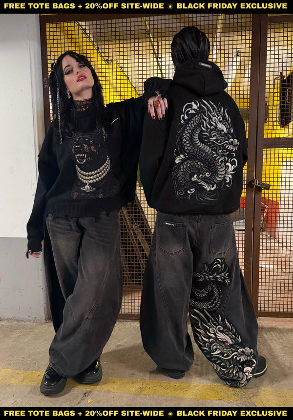 VA-FW25-BL033 DRAGON HEAVYWEIGHT HOODIE