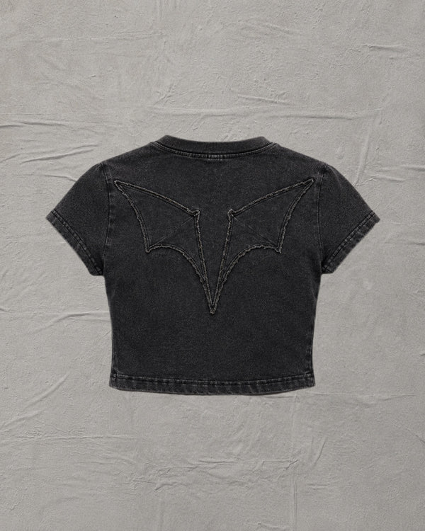 WINGSPAN STONEWASHED CROP TEE