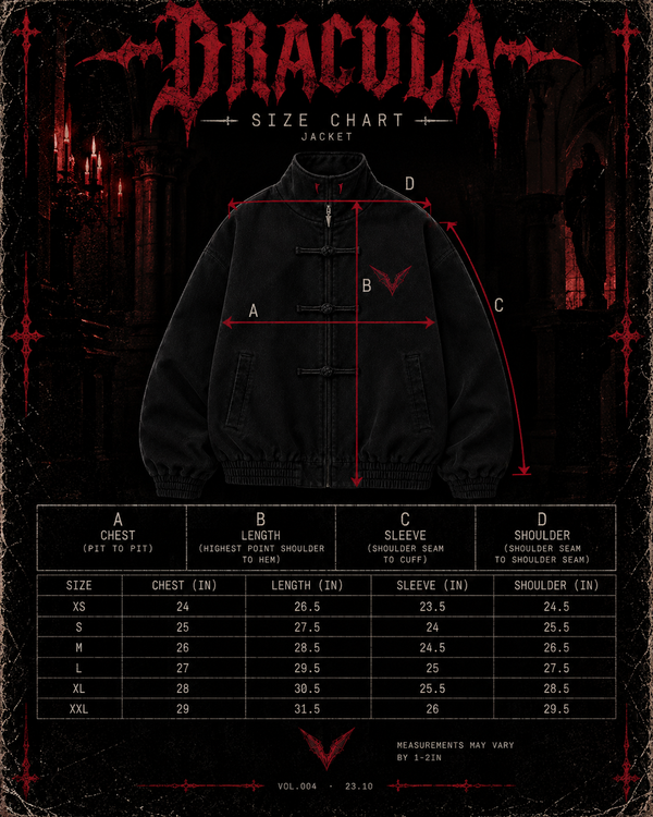 VOL.004 // DRACULA FANG SUEDE JACKET