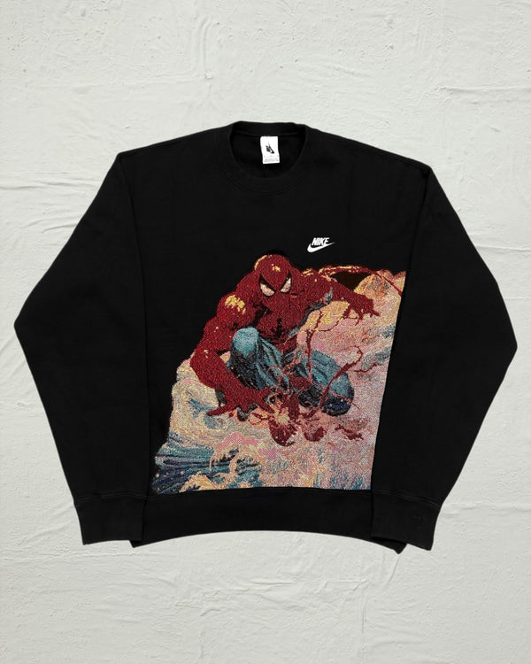 VA-SS25-873 SPIDERMAN NIKE RETRO REWORK CREWNECK