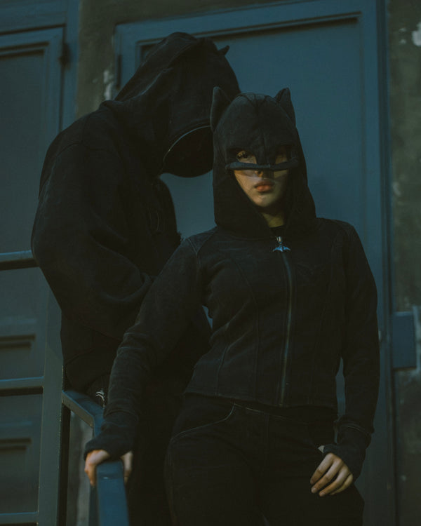 NOCTURNE TERRY FLEECE HOODIE
