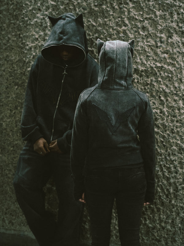 NOCTURNE TERRY FLEECE HOODIE