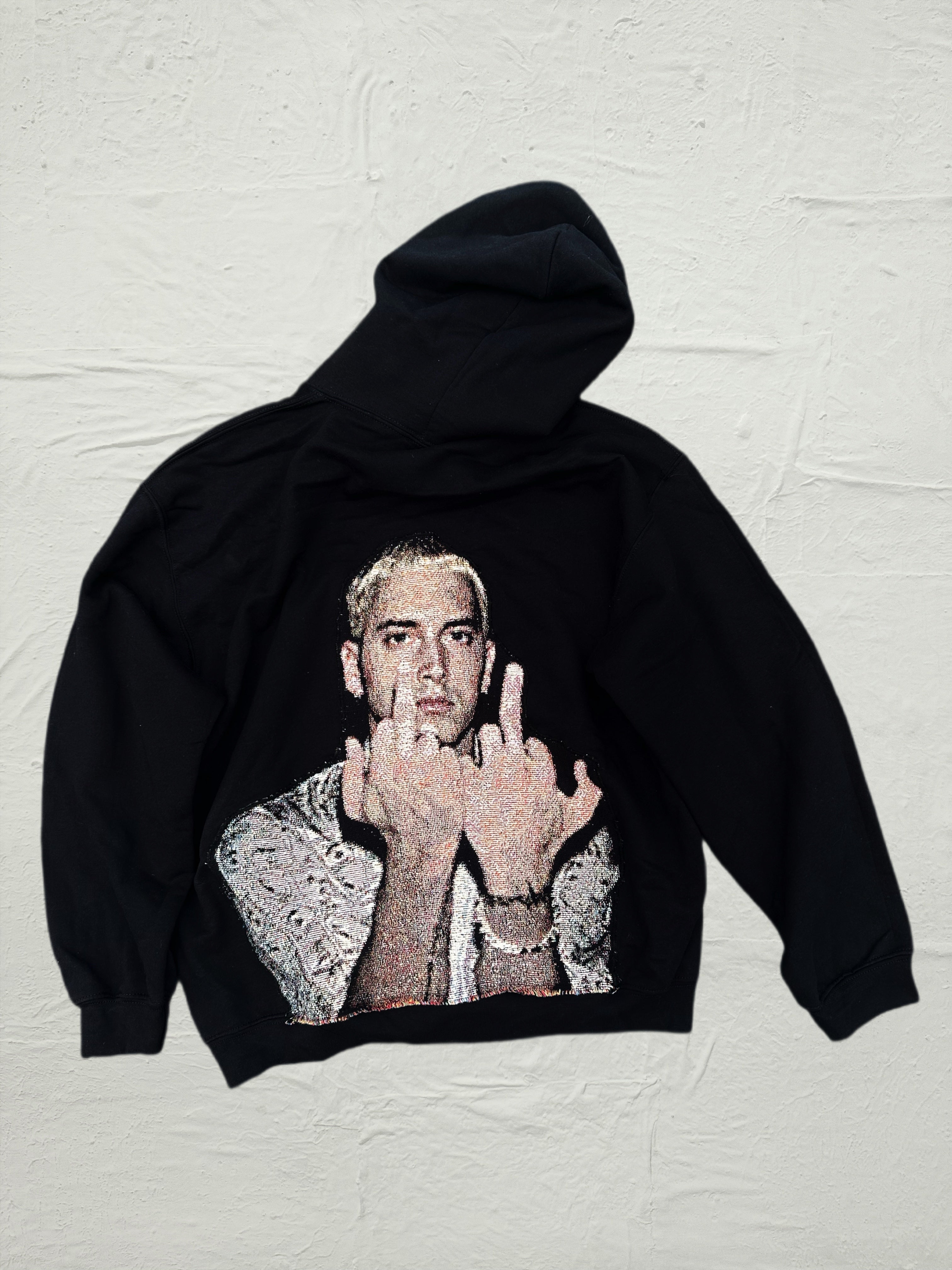 VA-SS24-733 EMINEM TAPESTRY HOODIE – VENDETTA ARCHIVE