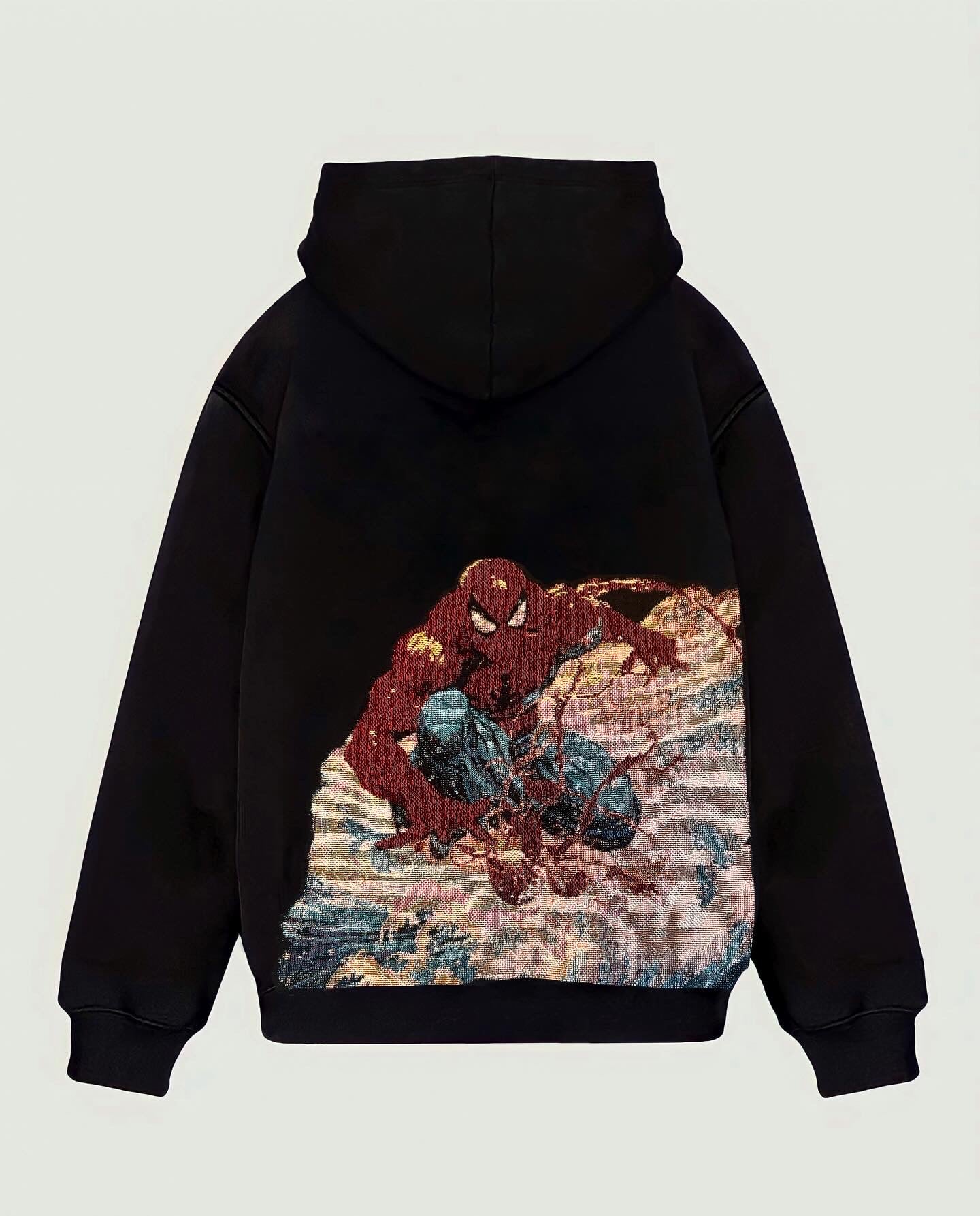 【TWN】23SS★ Flowervery Hoodie VA-AW23-681 SPIDERMAN TAPESTRY HOODIE – VENDETTA ARCHIVE
