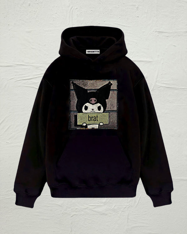 VA-SS24-768 KUROMI X BRAT TAPESTRY HOODIE