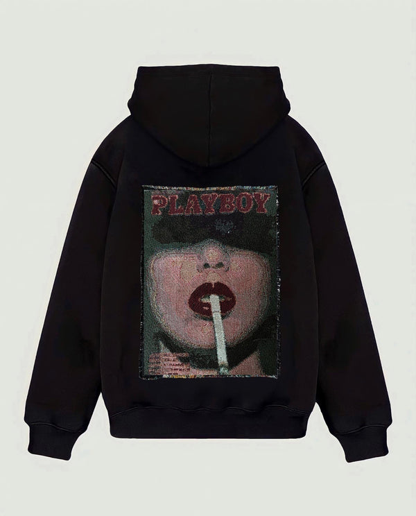 VA-AW23-653 PLAYBOY HOODIE – VENDETTA ARCHIVE - Main Image