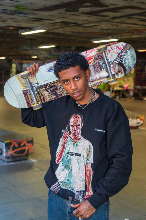 VA-SS25-BL017 TREVOR HEAVYWEIGHT CREWNECK