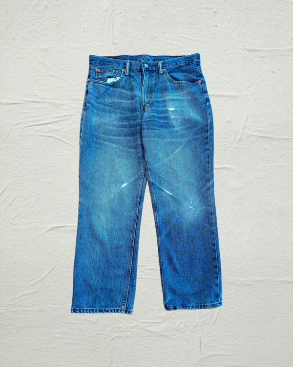 VA-SS25-889 LEVIS SMOKING SKULL EMBROIDERY JEANS