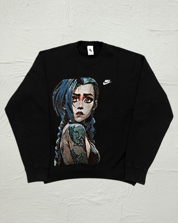 VA-FW24-848 JINX TAPESTRY RETRO REWORK CREWNECK