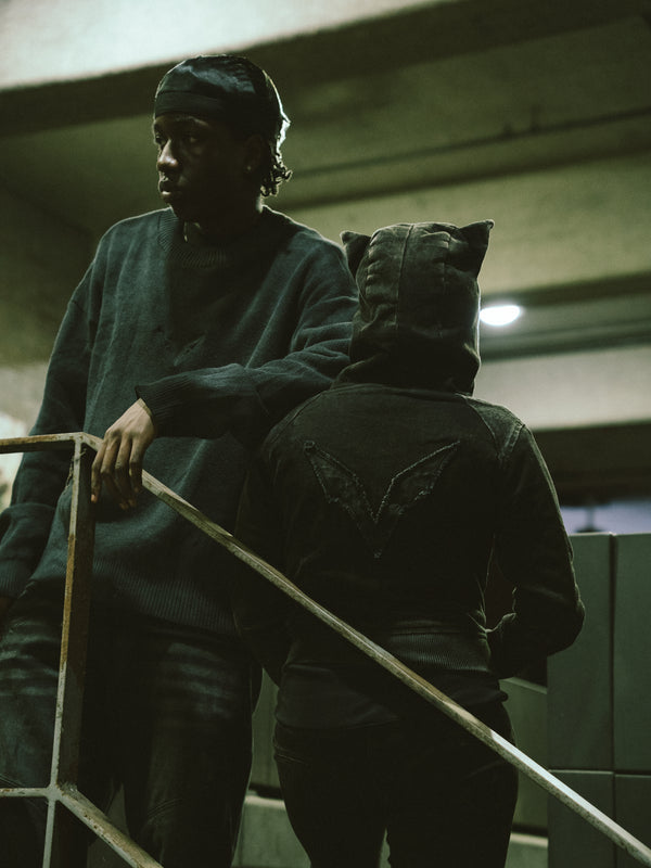 IRON WING STONEWASHED KNIT