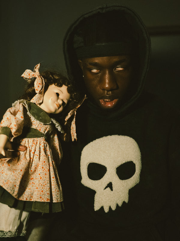 VOL.004 // SID CHENILLE SKULL PULLOVER