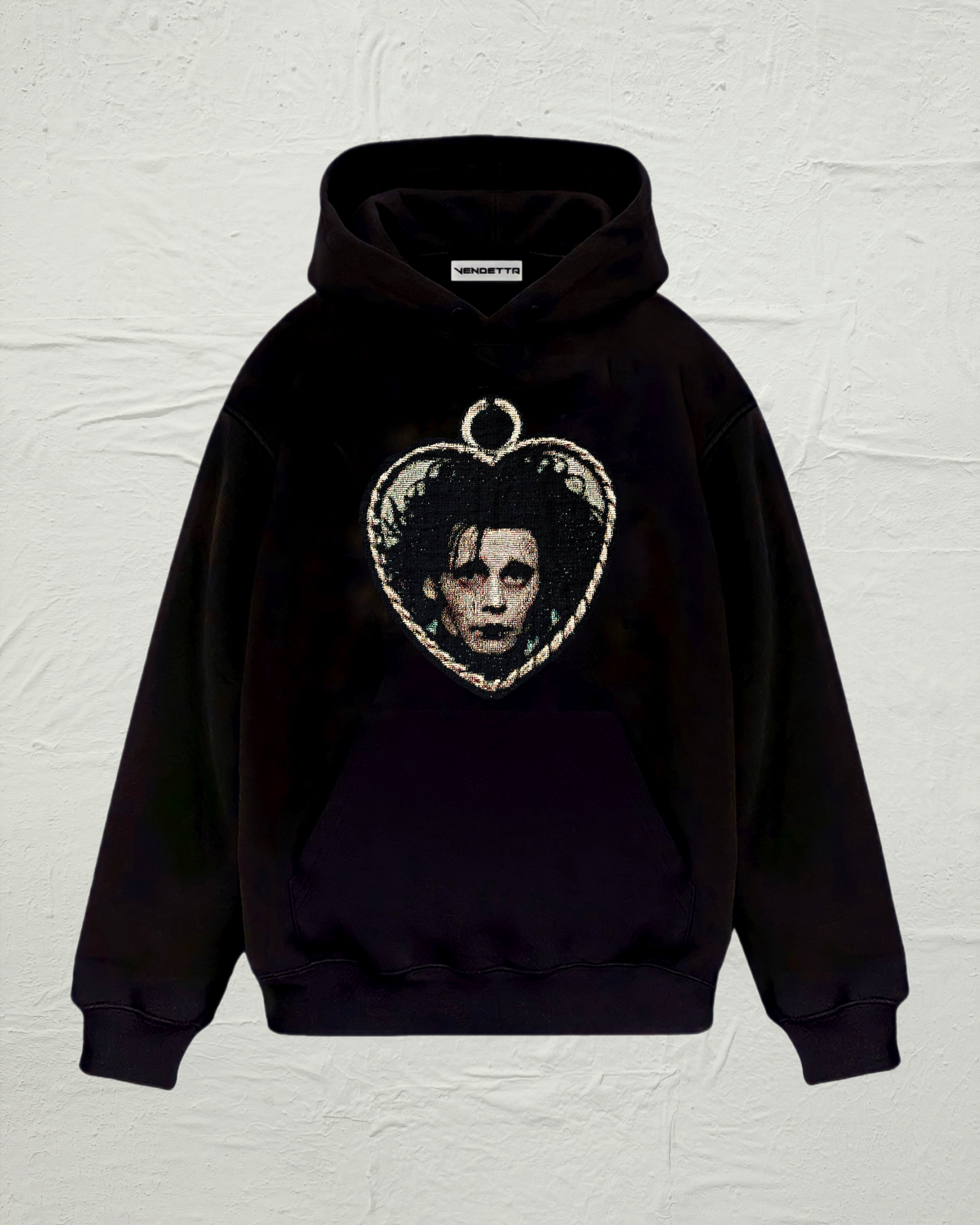 VA-FW24-795 EDWARD SCISSORHANDS HOODIE – VENDETTA ARCHIVE