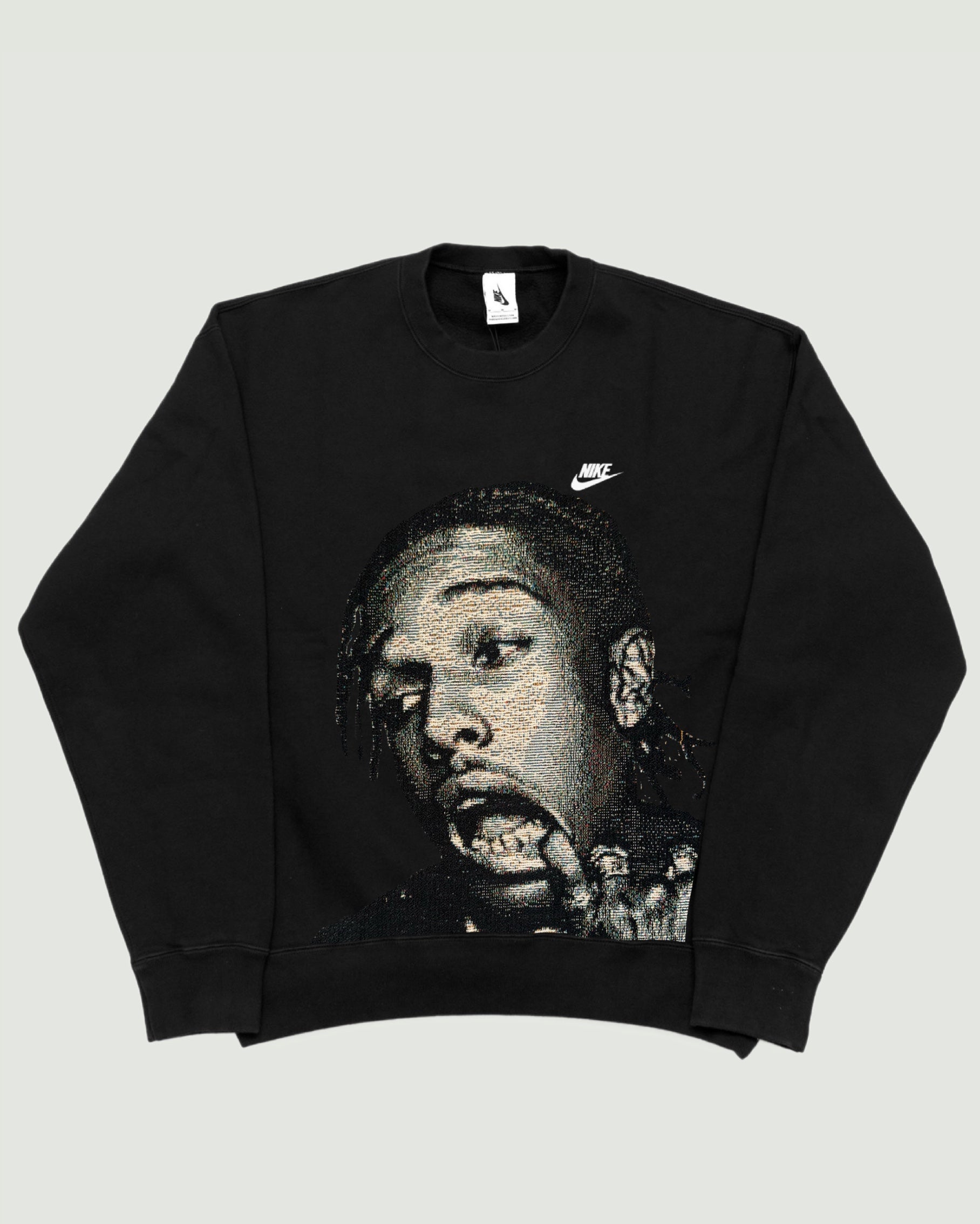 VA-SS24-745 ASAP ROCKY NIKE RETRO REWORK CREWNECK – VENDETTA