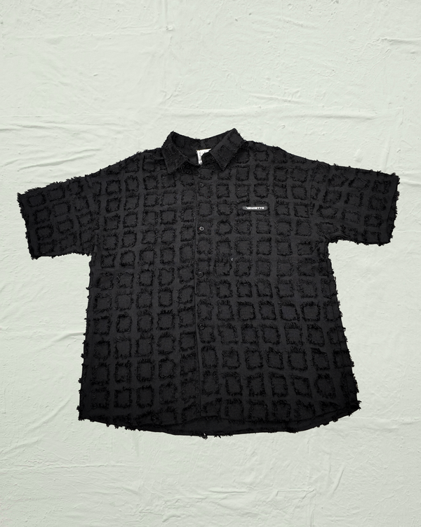 VA-SS25-BL12 8 BALL FLAME TAPESTRY SHIRT