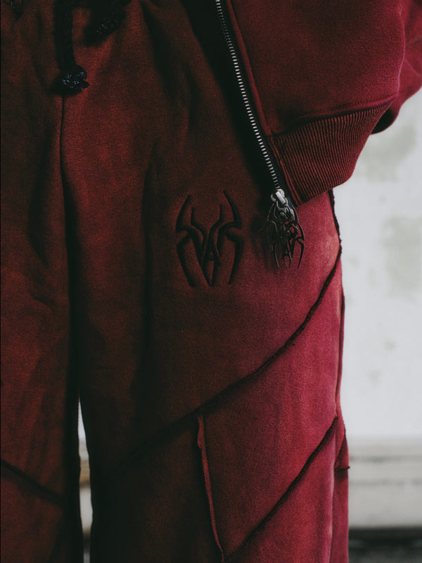 VOL.001 // Blood Red Spider Full-Zip Hoodie