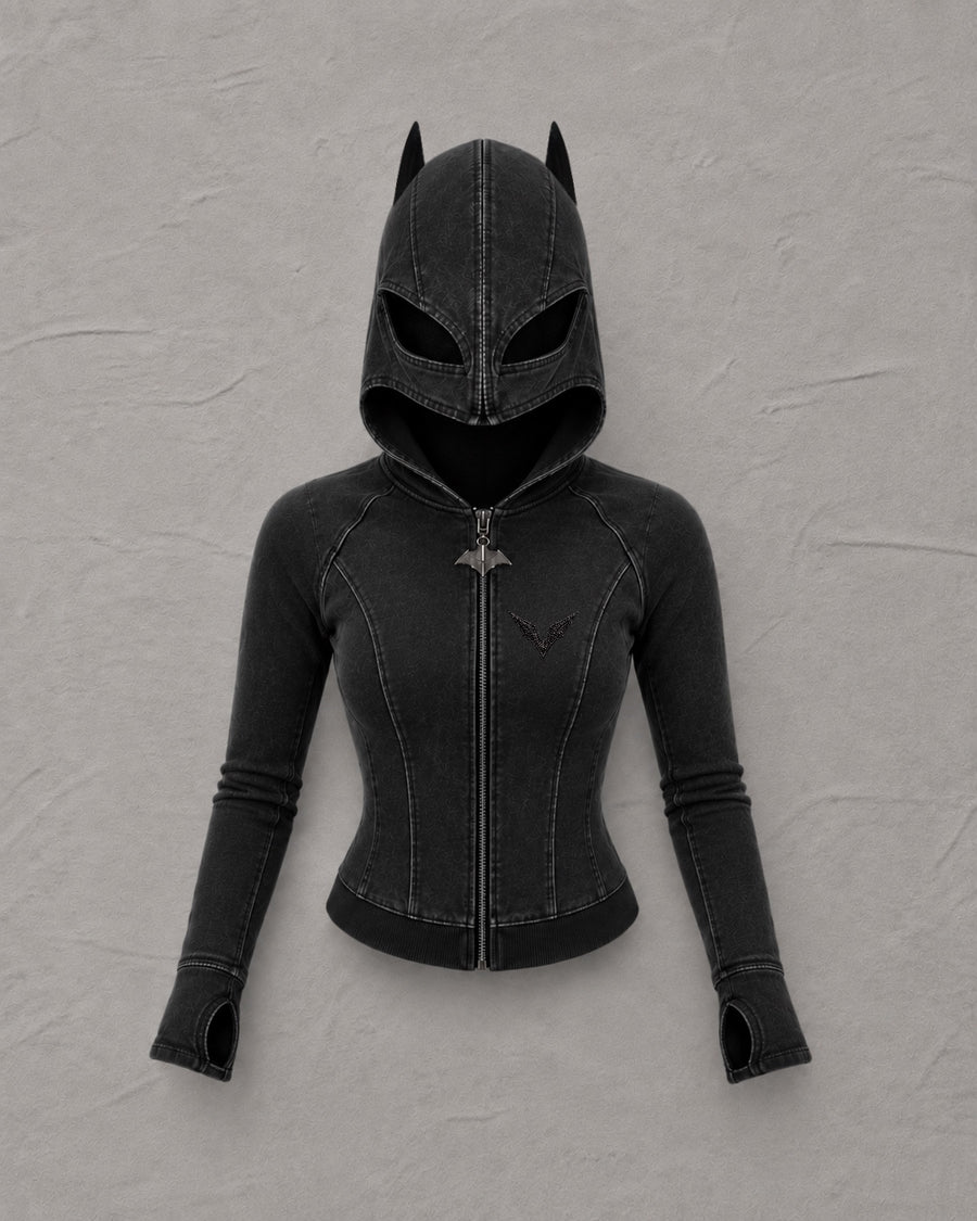NOCTURNE TERRY FLEECE HOODIE