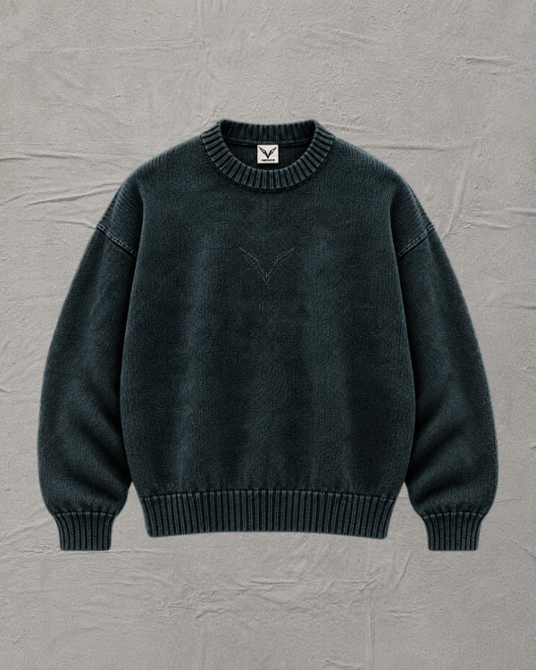 IRON WING STONEWASHED KNIT