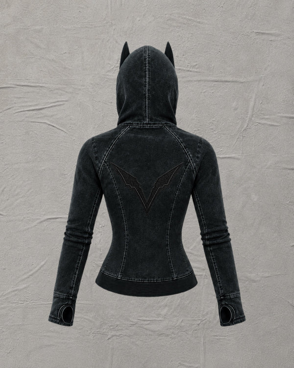 NOCTURNE TERRY FLEECE HOODIE
