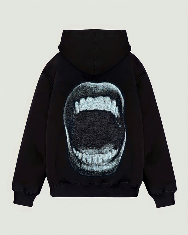 VA-SS22-622 MOUTH TAPESTRY HOODIE