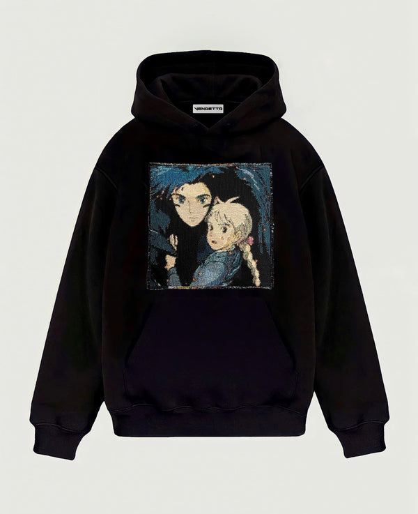 VA-AW21-254 HOWL’S MOVING CASTLE TAPESTRY HOODIE