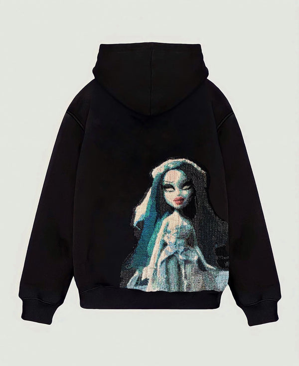 VA-AW22-460 CORPSE BRIDE TAPESTRY HOODIE