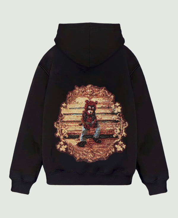 VA-SS22-401 THE COLLEGE DROPOUT TAPESTRY HOODIE – VENDETTA ARCHIVE