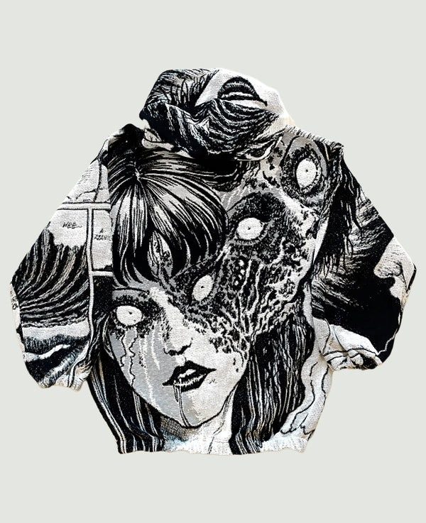 VA-AW21-178 JUNJI ITO FULL TAPESTRY HOODIE