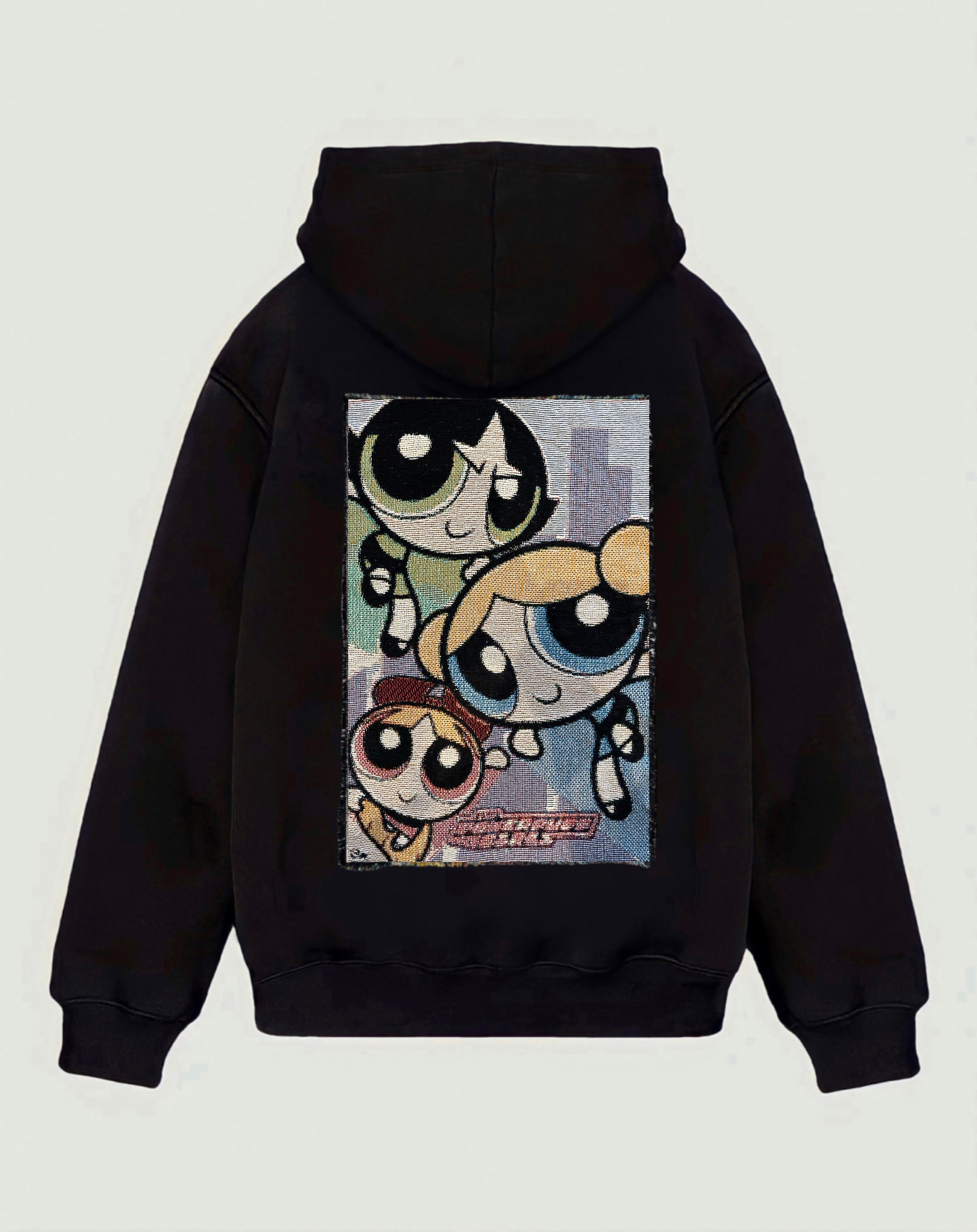 VA AW21 188 POWER PUFF GIRLS TAPESTRY HOODIE VENDETTA ARCHIVE