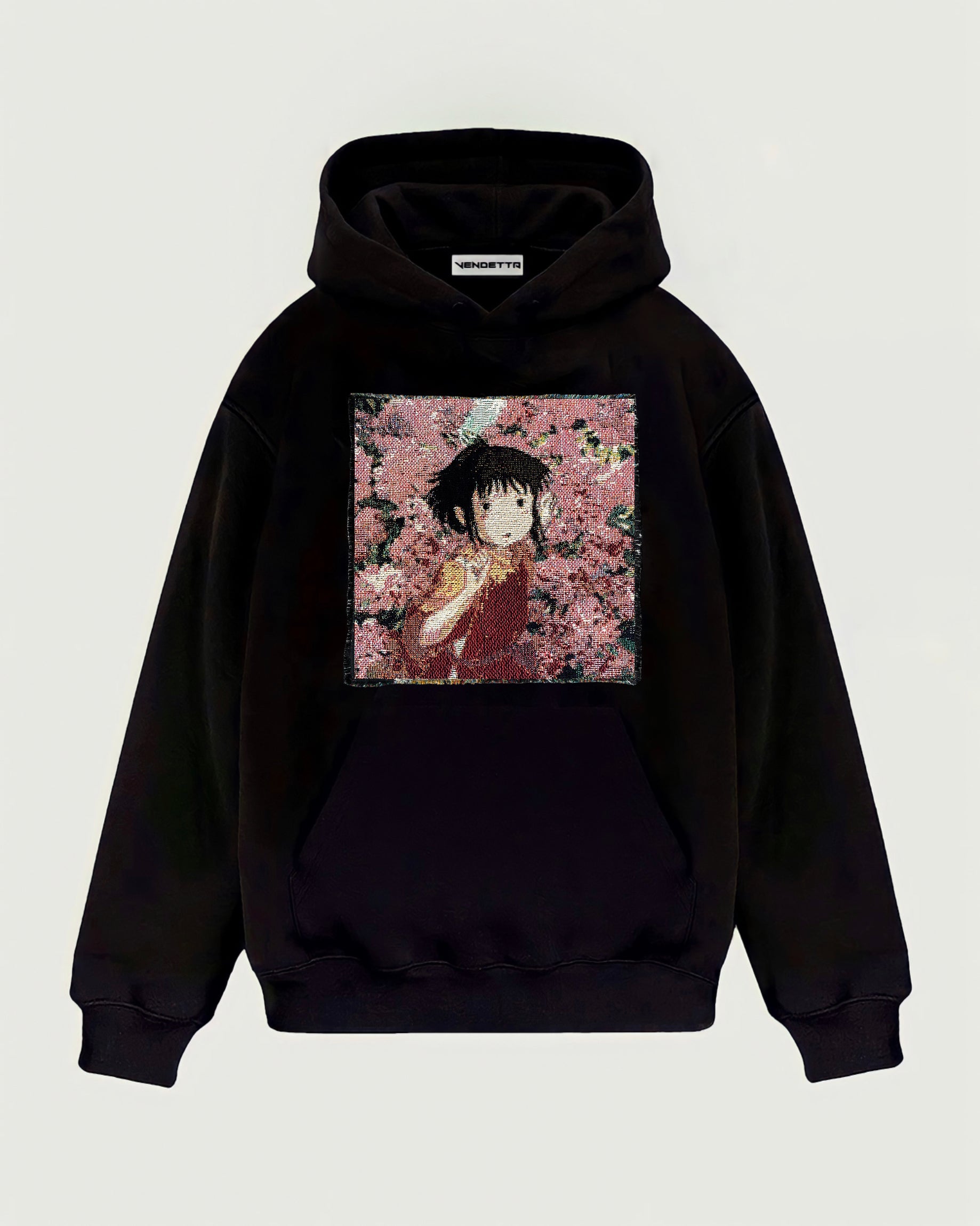 VA-AW21-248 SPIRITED AWAY TAPESTRY HOODIE – VENDETTA ARCHIVE