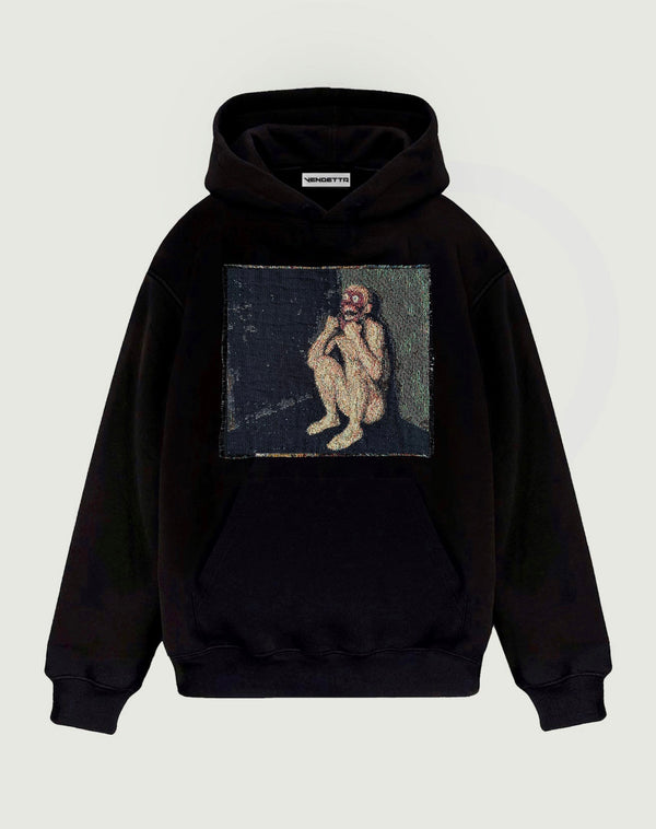 VA-SS21-014 DISTRESSED MAN TAPESTRY HOODIE1