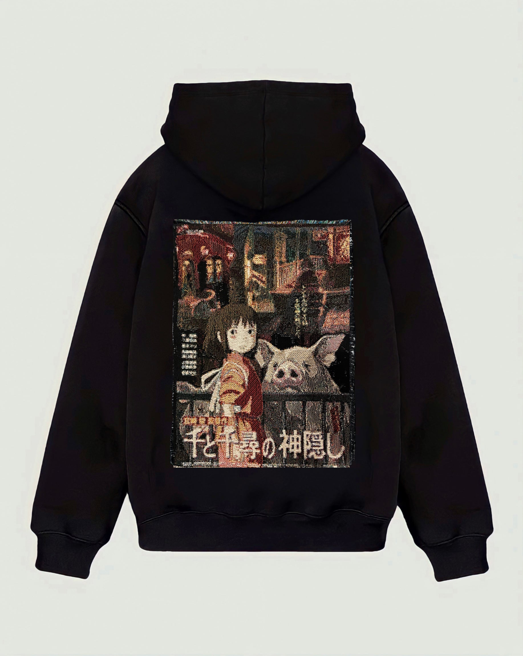 VA-AW21-203 SPIRITED AWAY TAPESTRY HOODIE – VENDETTA ARCHIVE