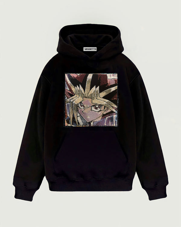 yugioh card hoodie VA-AW21-237 YU-GI-OH TAPESTRY HOODIE – VENDETTA ARCHIVE