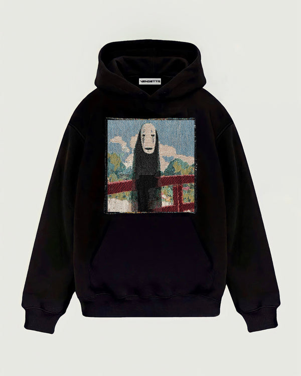 VA-AW22-442 NO FACE TAPESTRY HOODIE