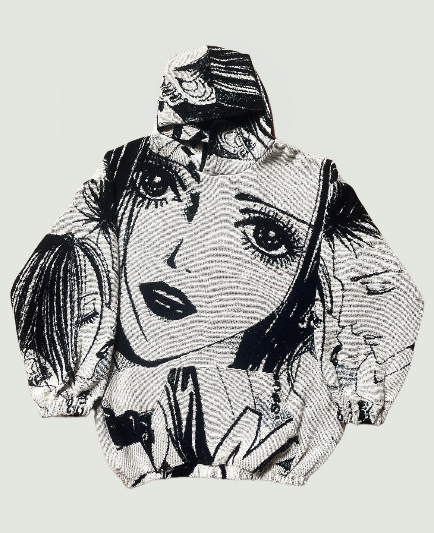 VA-SS22-319 NANA FULL TAPESTRY HOODIE OP – VENDETTA ARCHIVE